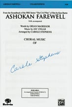 Ashokan Farewell SAB choral sheet music cover Thumbnail